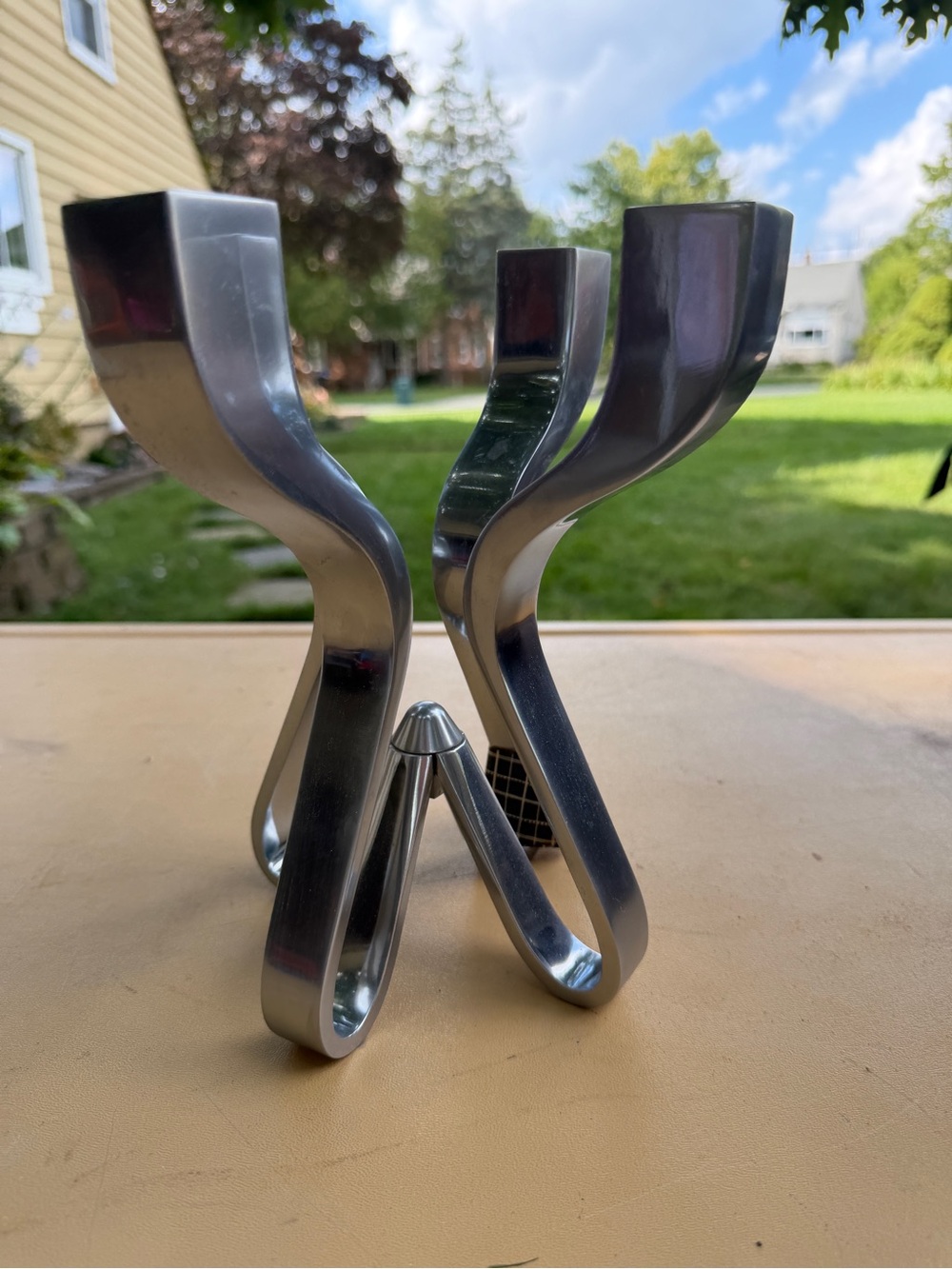 Umbra Chorus Candelabra silver
